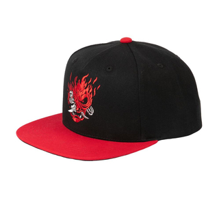 Jinx Cyberpunk 2077 - Καπέλο με λογότυπο Samurai Μαύρο - Κόκκινο