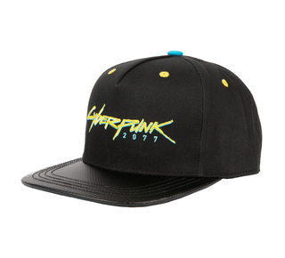 Jinx Cyberpunk 2077 - Λογότυπο Snap Back Cap Μαύρο - Κίτρινο