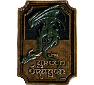 Weta Workshop  The Lord of the Rings - The Green Dragon Magnet Plastic