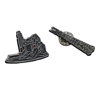 Weta Workshop The Lord of the Rings - Helms Deep & Orthanc Pin Set of 2