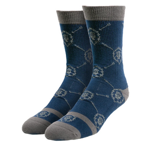 World of Warcraft Glory and Honor Socks-One Size-Navy/Gray