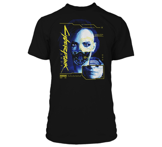 Jinx Cyberpunk 2077 - Cyber Face T-Shirt Black, S