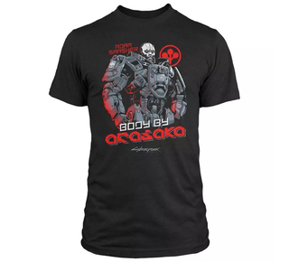 Jinx Cyberpunk 2077 - Adam Smasher T-Shirt Black, S
