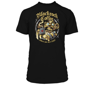Jinx World of Warcraft - Blackrock Coffee Premium T-shirt Μαύρο, S
