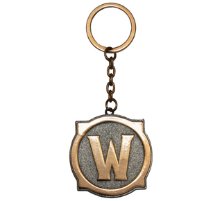 Jinx World of Warcraft - "W" Keychain