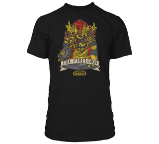 Jinx World of Warcraft - Ragnaros Stained Glass Premium T-shirt Μαύρο, S