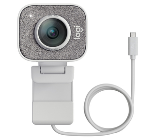 Logitech StreamCam - USB Webcam (Graphite White | 1080p HD)