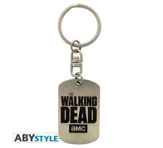 The Walking Dead - Μπρελόκ μπρελόκ με λογότυπο για σκύλο Μεταλλικό