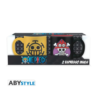 Abysse One Piece - Ace &amp; Trafalgar Emblems Κούπα σετ, 110 ml