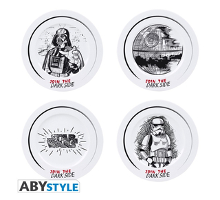 Star Wars - Join the Dark Side Plates Set of 4
