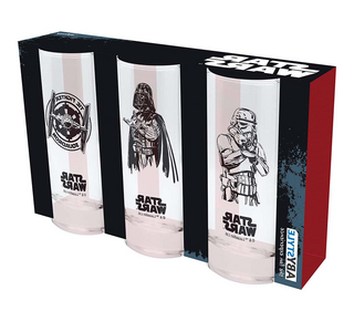 Star Wars - Darth Vader, ένας Stormtrooper και ένα μαχητικό Tie! Σετ ποτηριών 3 τεμαχίων, 290 ml