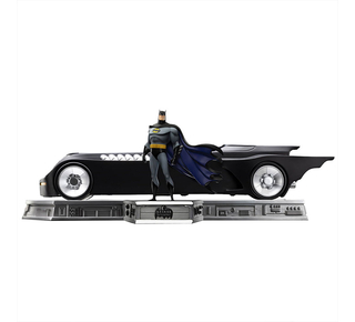 Iron Studios Batman - Animated Series Batmobile Statue Art Scale 1/10