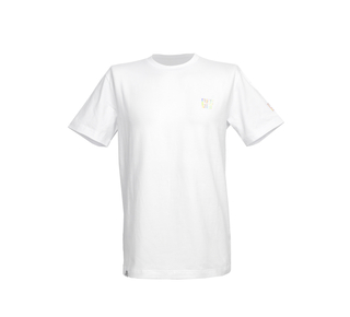 FragON - Ολογραφικό λογότυπο Unisex T-shirt Λευκό, S
