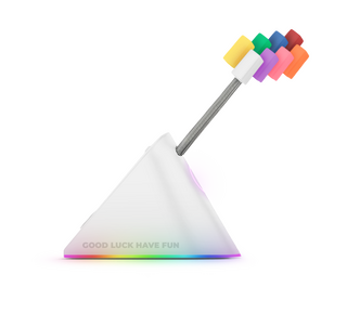 FragON - Citadel RGB Mouse Bungee με 8 πολύχρωμα κλιπ, λευκό