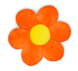 WP Merchandise - Μαξιλάρι βελούδινο χαμομήλι πορτοκαλί