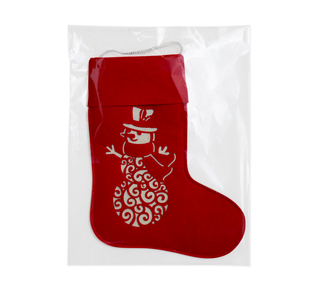 Gift sock WP MERCHANDISE with the Snowman image 40 cm