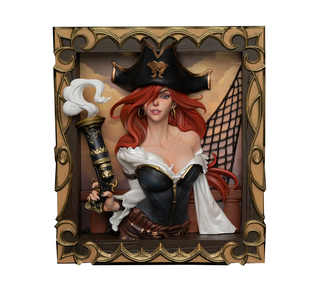 Infinity Studio League of Legends - Ο κυνηγός επικηρυγμένων Miss Fortune 3D πλαίσιο φωτογραφιών