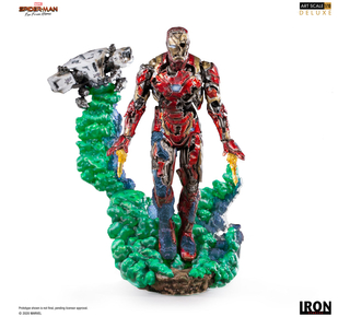 Iron Studios Spider-Man: Far From Home - Iron Man Illusion Statue Delux Art Scale 1/10