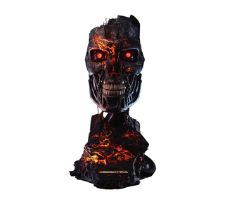 PureArts Terminator - Μάχη Damaged T-800 Art Mask Limited Edition Replica 1/1