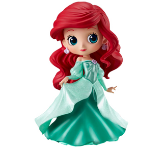 Bandai Banpresto Η Μικρή Γοργόνα - Q Posket Χαρακτήρες της Disney Ariel Πριγκίπισσα φόρεμα Glitter Line Figure