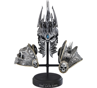 Blizzard World of Warcraft - Iconic Helm &amp; Armor of Lich King Replica