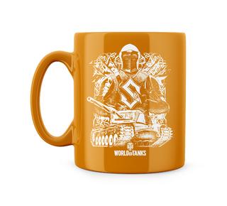 Wargaming World of Tanks - Sabaton Knight Mug Limited Edition, Orange