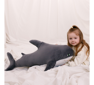 Plush toy WP MERCHANDISE Shark grey, 80 cm