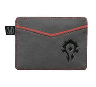 World of Warcraft Horde Travel Card Wallet-N/A-Black/Red