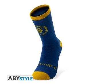 WORLD OF WARCRAFT - Socks - Blue & Yellow - Alliance