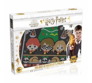 Winning Moves Harry Potter - Christmas Jumper #1 Holiday at Hogwarts Puzzles 1000 pcs