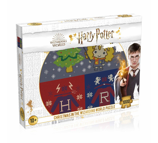Winning Moves Harry Potter - Christmas in the Wizarding World Puzzles 1000 pcs 