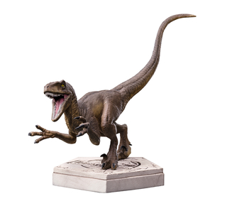 Iron Studios Jurassic Park - Velociraptor A Icons Statue