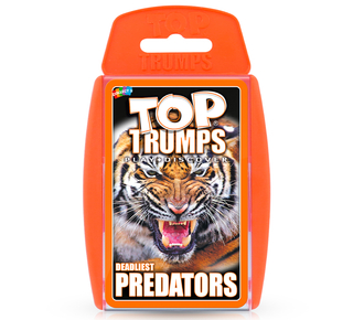 Winning Moves Predators (2021 Rebrand) - Top Trumps English