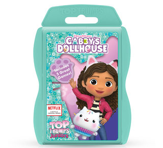 Winning Moves Gabby's Dollhouse -Top Trumps Junior Card Game English 
