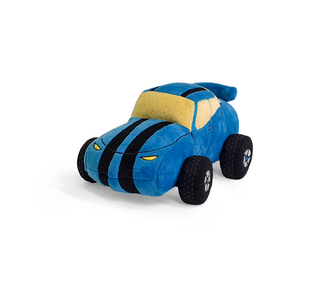 Plush toy WP MERCHANDISE Car with yellow windows  21 cm