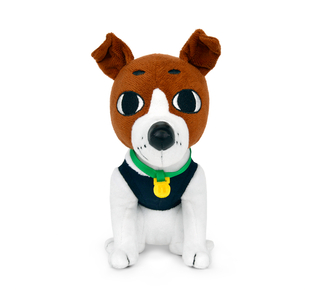 WP MERCHANDISE Patron the Dog (cartoon) - Dog Patron plush toy 19cm