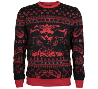 Jinx Diablo IV - Lilith Ugly Holiday Sweater Black, S