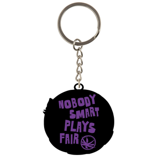 Jinx The Witcher - Nobody Smart Plays Fair Keychain
