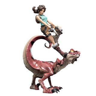 Weta Workshop Tomb Raider - Lara Croft & Raptor Figure Mini Epics