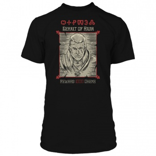 Jinx The Witcher 3 - Wanted Poster T-shirt Black, S