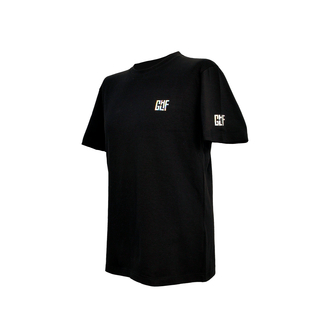 FragON - Holografic Logo Unisex T-shirt Μαύρο, S
