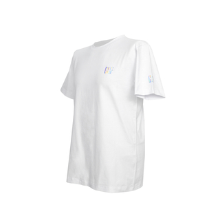 FragON - Ολογραφικό λογότυπο Unisex T-shirt Λευκό, S