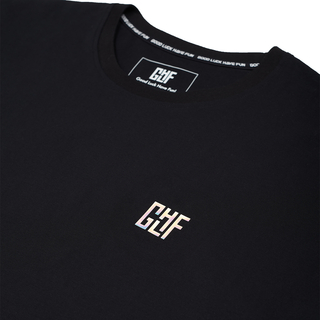 FragON - Holografic Logo Oversize T-shirt Μαύρο, S/M