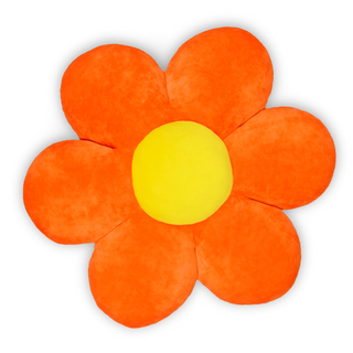 WP Merchandise - Μαξιλάρι βελούδινο χαμομήλι πορτοκαλί