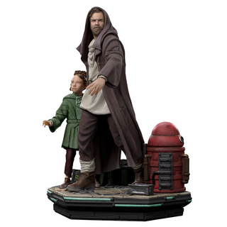 Iron Studios Star Wars - Άγαλμα Obi-Wan και Young Leia Deluxe Art Scale 1/10