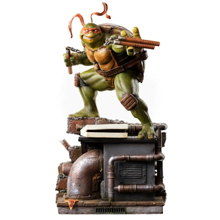 Iron Studios Teenage Mutant Ninja Turtles - Michelangelo Statue Art Scale 1/10