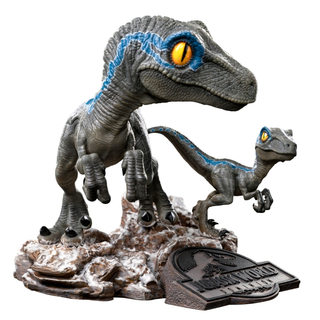 Iron Studios & Minico Jurassic World Dominion - Синя и бета фигура