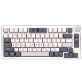 Πληκτρολόγιο RK Royal Kludge (tri mode RGB hot swap, White sky cyan switch) ασύρματο (ENG/RU)