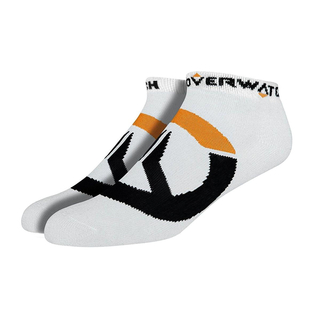 Κάλτσες με λογότυπο Overwatch (3 πακέτα)-Ένα μέγεθος-λευκό