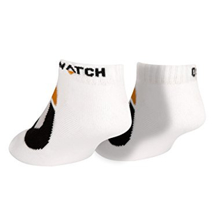 Κάλτσες με λογότυπο Overwatch (3 πακέτα)-Ένα μέγεθος-λευκό
